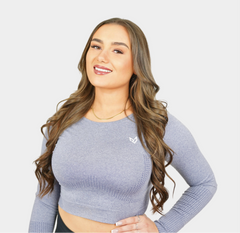 Seamless Grey Long Sleeve